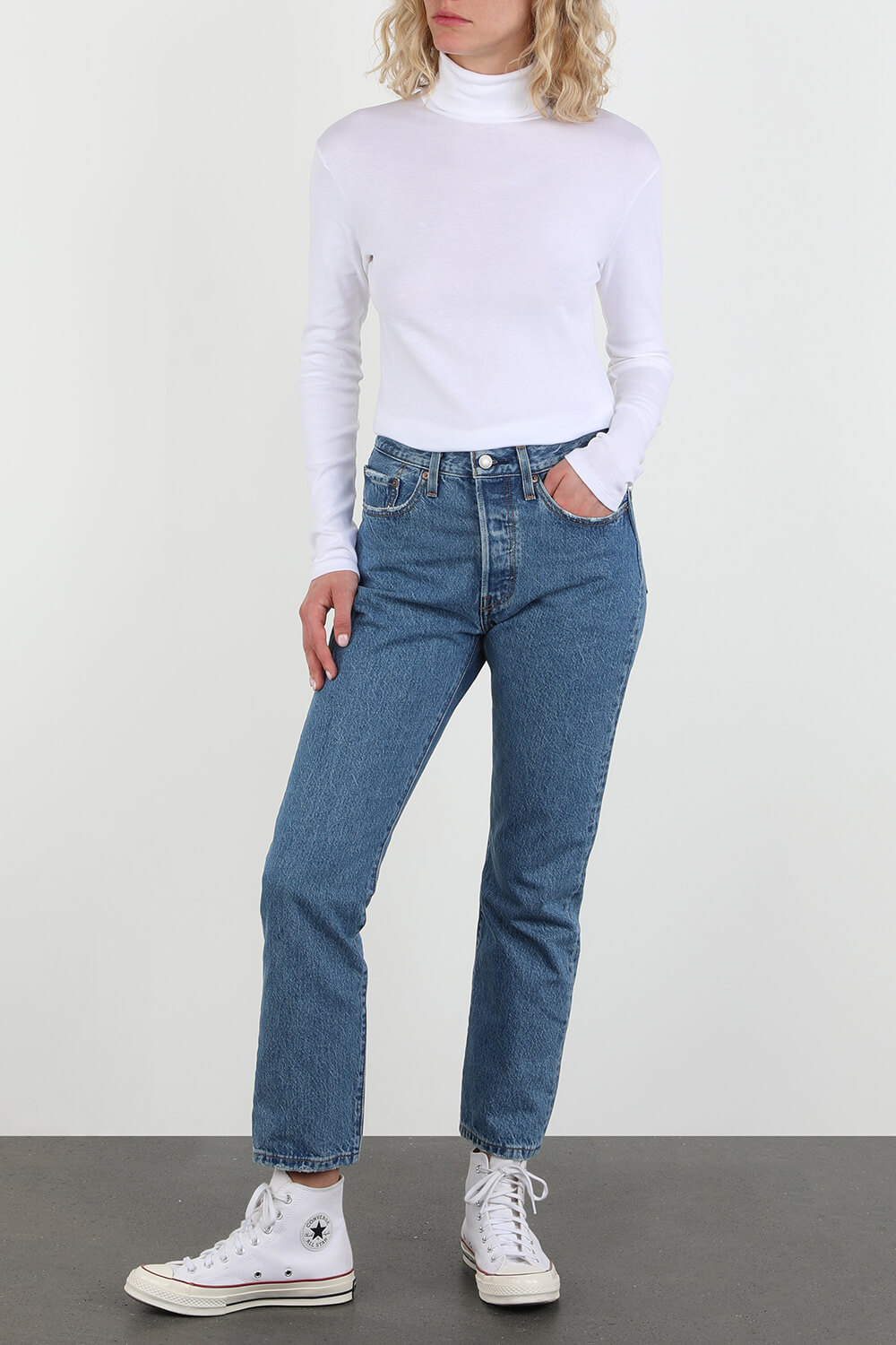 Iconic Cotton Undershirt in White